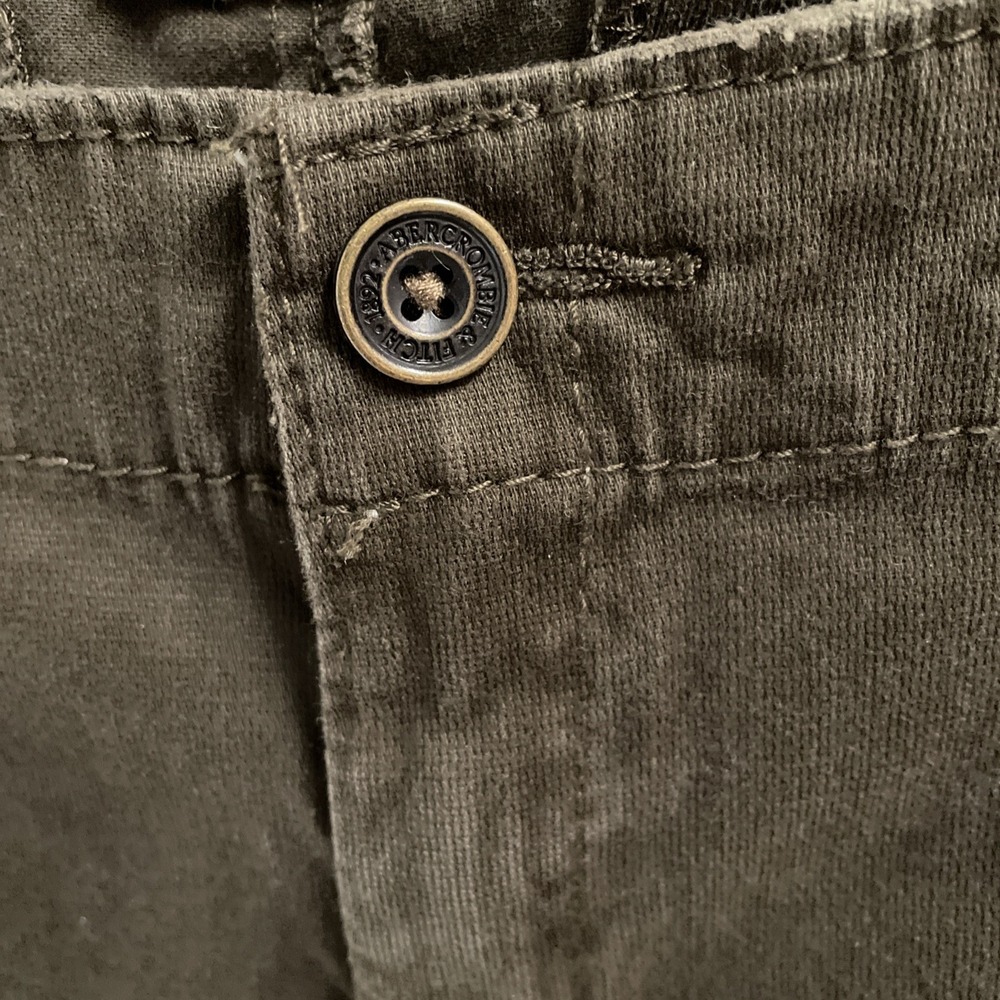Y2K Abercrombie And Fitch Courdorouy Cargo Tactical Pant Zipper Ankle Distress 8 - Picture 2 of 14